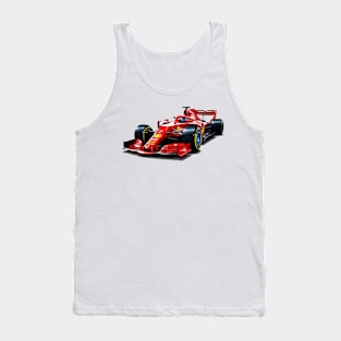 Red Ferrari Formula One Tank Top